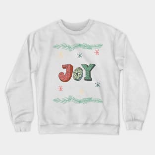 Retro Joy Holiday Design Crewneck Sweatshirt